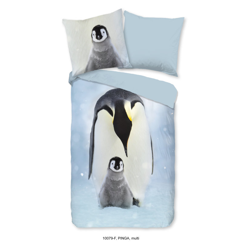Cotton Abstract Duvet Cover with Pillowcases, Three Quarter Duvet Cover + 1 Standard Pillowcase