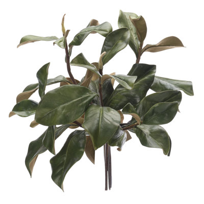 Magnolia Foliage, Green, Drop In, 16wx16dx16d