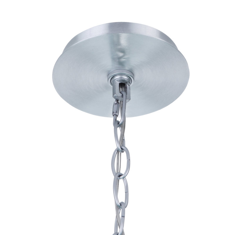 Ammadis Outdoor Pendant, Satin Aluminum