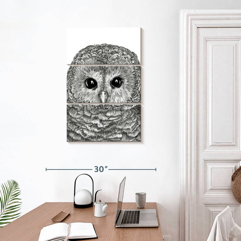 Petit hibou Brampt, H 32 po x l 20 po