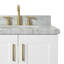 ARIEL TAYLOR 37 IN LEFT OFFSET RECTANGLE SINK VANITY-414248476-414248929-448757056