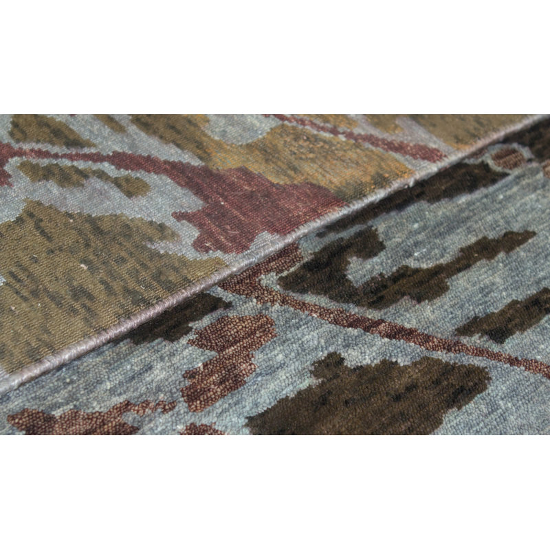 Hand-Knotted High-Quality Multi-Colored Area Rug