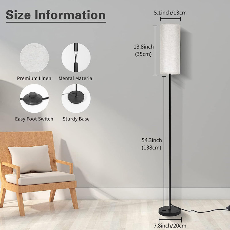 Chavonte 68'' Accent Floor Lamp