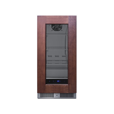 Summit Appiance  15" Wide Built-In  Shallow-depth Panel Ready Beverage Center