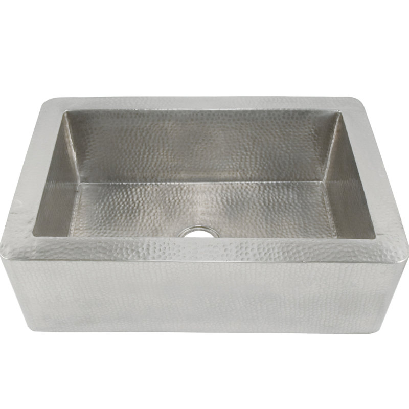 33" L x 22" W Kitchen Sink, Brushed Nickel