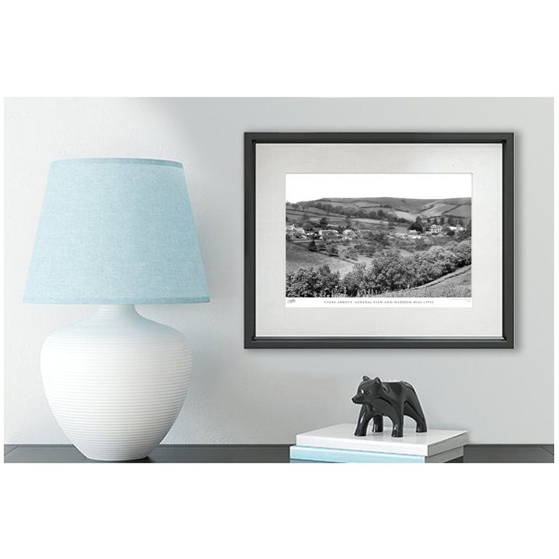 Stoke Abbott, General View And Waddon Hill C1955 by Francis Frith - Single Picture Frame Print, 28cm H x 36cm W x 2.3cm D