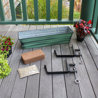 Metal Railing Planter