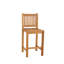 Elzas Outdoor Teak Bar Stool-1899720957