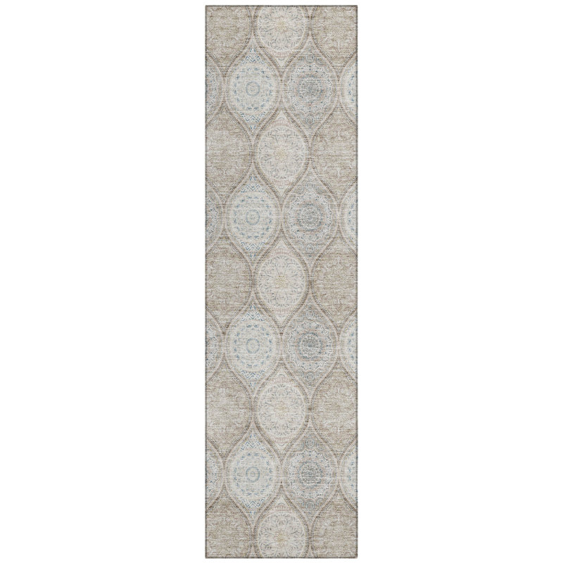 Tapis Chayden avec envers antidérapant, Tapis de couloir 2 pi 3 po x 7 pi 6 po