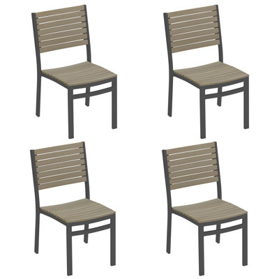 Travira Stacking Patio Dining Side Chair