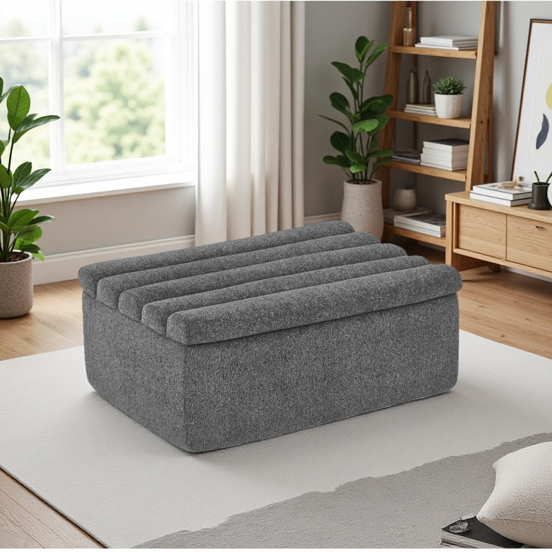 Le repose-pieds pour canapé modulaire, Gris