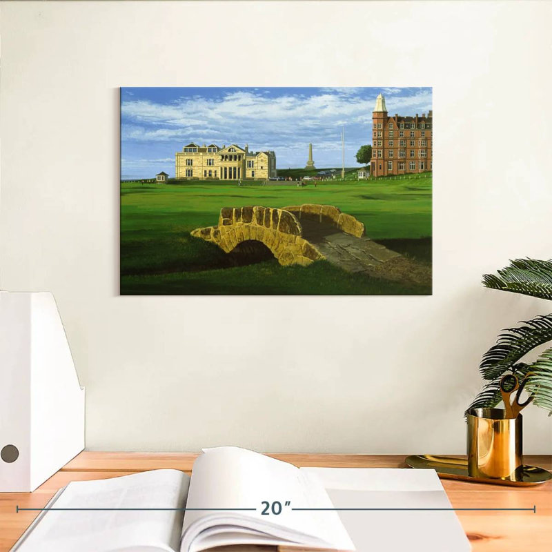 Kavia Golf Course V, 8" H x 12" W