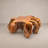Round Wood Coffee Table Brown