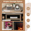 Meuble télé de coin pour foyer avec lumières DEL et commande intelligente pour téléviseur de 50 po-1925894857