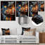 Night Jazz Serenade 4 - Jukeboxes, art mural en métal-101156275