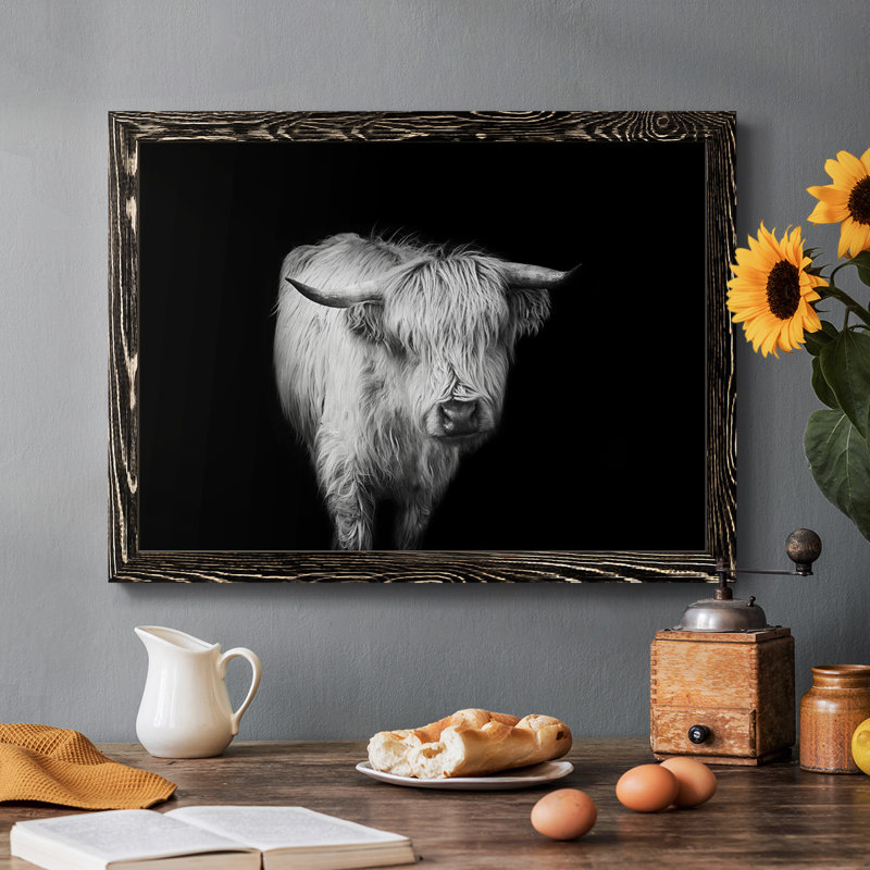 «It's a Mooood II» - Toile tendue avec châssis rustique_MOF0059ALTV1, Noir, H 18 po x l 26 po x P 1,5 po