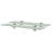 vidaXL Wall Shelf Floating Display Shelf with Clip Brackets Tempered Glass-957272067-957272124