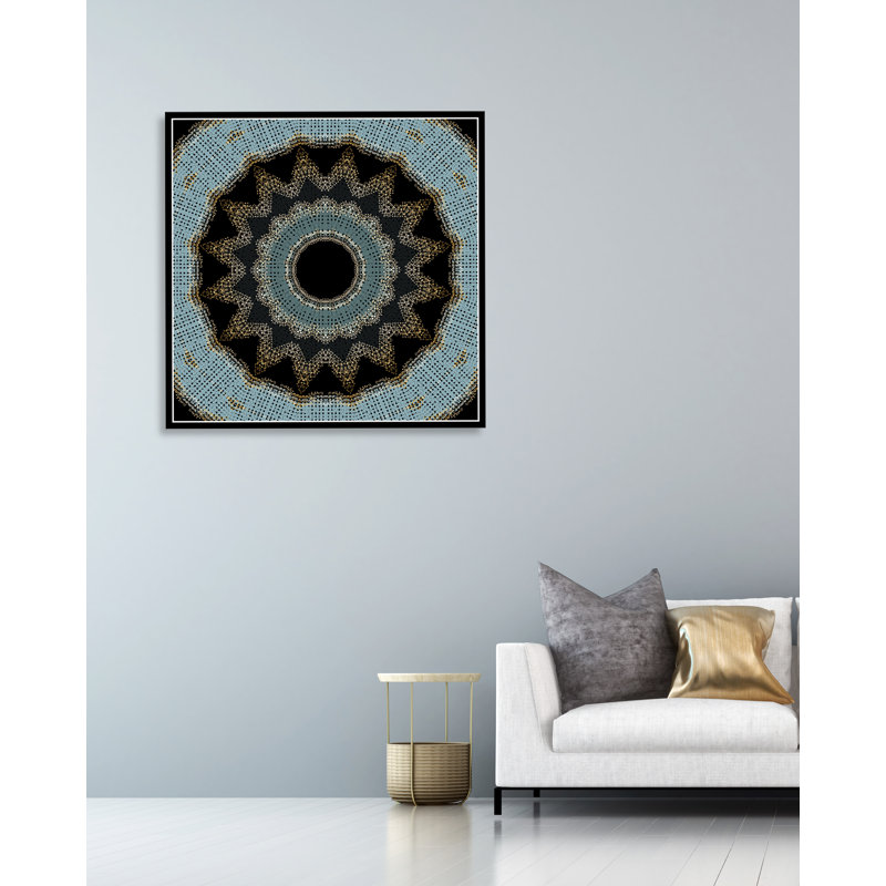 " Boho Pattern 36 ", 8" H x 8" W x 1.5" D