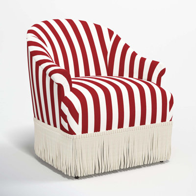 Callie Cotton Upholstered Barrel Chair