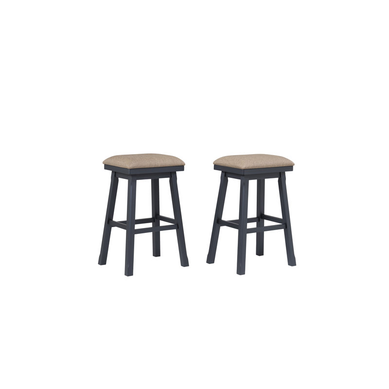 Tabouret en bois massif Derbyshire, Tabouret de bar (siège d’une hauteur de 30 po)