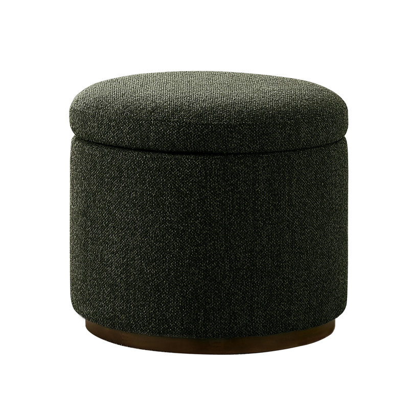 Repose-pieds rond 19,9 po avec rangement, Vert
