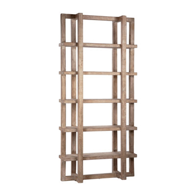 Bibliothèque en bois massif Jaquaylon H 94 "x l 44"