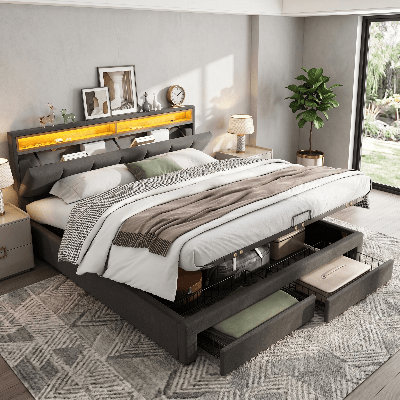 Upholstered Super King (6') Bed Frame