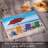 CounterArt Beachy Keen 3mm Glass Cutting Board 15” x 12”