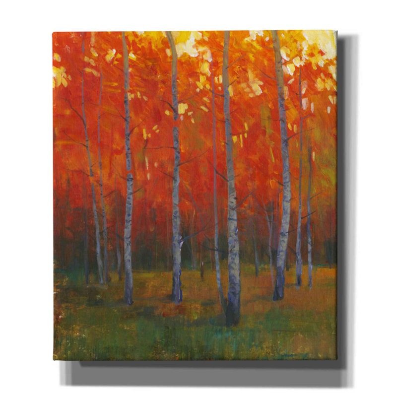 «Changer les couleurs II» par Tim O'toole, art mural sur toile, H 30 po x l 26 po x P 1,5 po