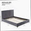 Lit double gris foncé-46505207