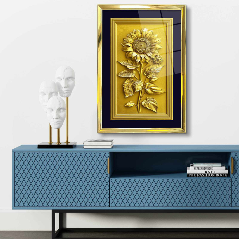 Elegant Decorative Framed Painting, 17.0 x 25.6 inches | 100% Acrylic Glass (Thickness: 0.04 inches) & Solid Wood Frame (Thickness: 1.0 inches) | Perfect Wall Art for Living Room, Bedroom & Office Decor