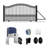 ALEKO® Paris Style Single Slide Steel Driveway Gate with AC1400 Gate Opener-93987428