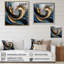 Evolving Gold Flow - encre liquide, impression d'art abstrait mural-922925008-922925022