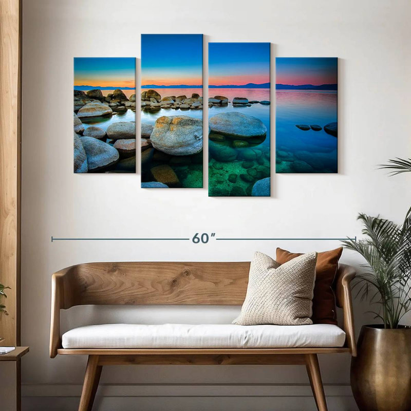 Alvord Lake Tahoe Rocks, 32" H x 52" W