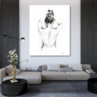 Lark Manor™ Harper, Ethan Gallery Wrapped Canvas Art Titled: Back Study I