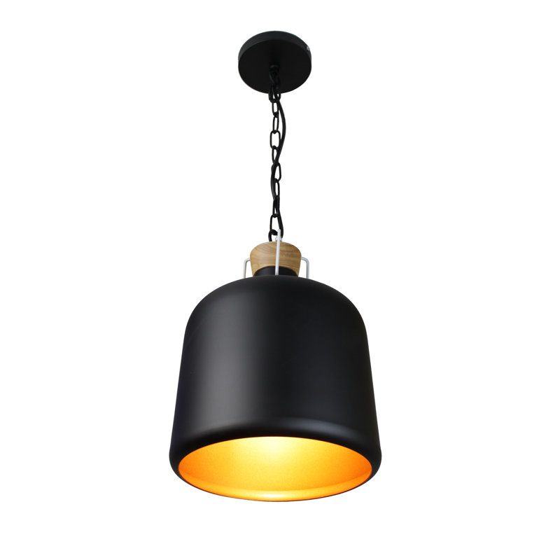 Anacletus 1 - Light Black Single Pendant
