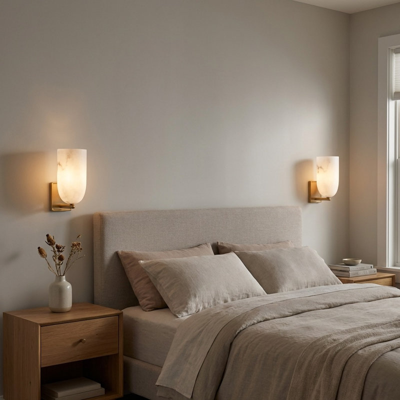 Savina 12 Sconce, Burnished Brass