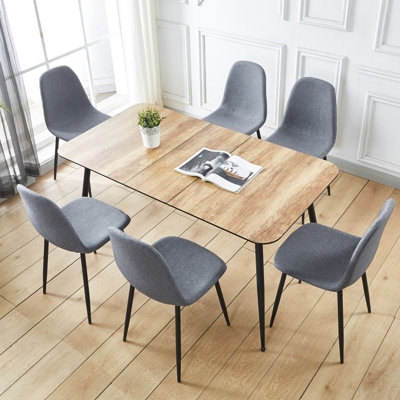 Antigua 6 - Person Extendable Dining Set