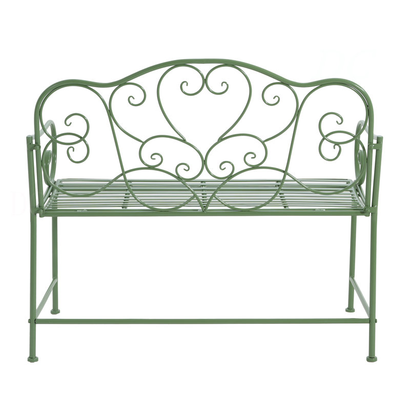 Banc de jardin Sunnydaze, Vert mat