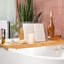 Tablette de douche autoportante en bambou Oche