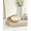 Plateau de service rectangulaire en bois rustique