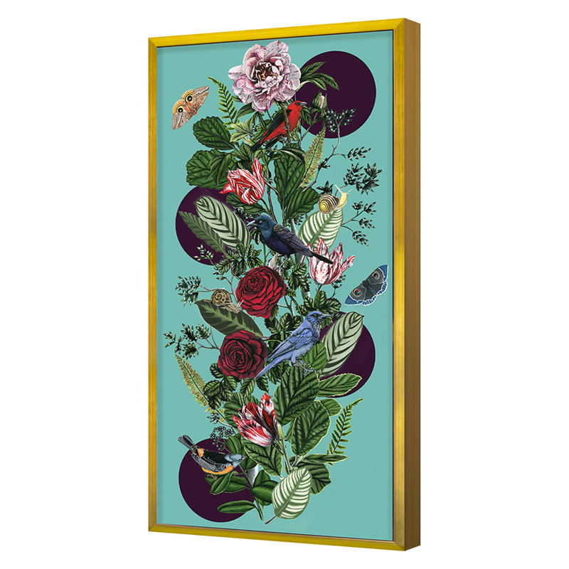 «Garden Gaurdians 2» par Thicket Design - Impression de cadre photo unique sur papier, H 38 po x l 20 po