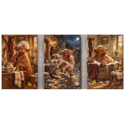 3 Piece Wrapped Canvas Wall Art