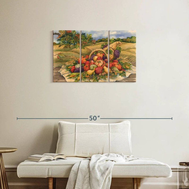 Yarlin Harvest Cornucopia, 20" H x 33" W