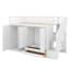 Lit mezzanine fonctionnel avec tablettes, armoires et tiroirs-1442688107