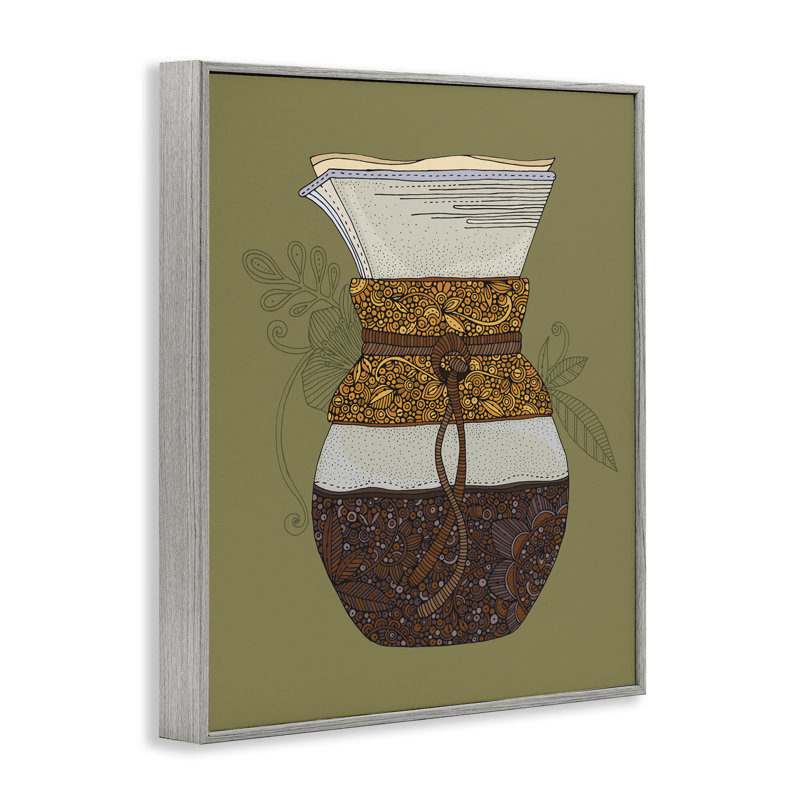«Pour Over Coffee» par Valentina Harper, Estampe numérique Farmhouse, H 14 po x l 11 po