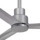 52" Simple 3 - Blade Outdoor Standard Ceiling Fan with Remote Control