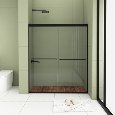 Porte de douche 54 po x 70 po