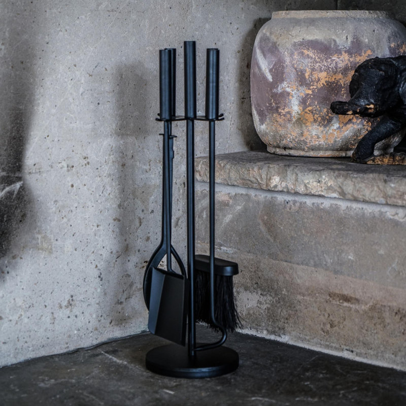 Iron Fireplace Tool Set