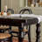 Black Rectangular Solid Wood Dining Table-776730590